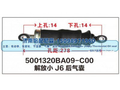 5001320BA09-C00,解放小J6后气囊,济南哈配尼森汽车配件有限公司