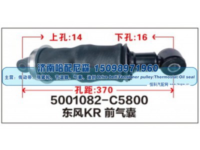 5001082-C5800,东风KR前气囊,济南哈配尼森汽车配件有限公司