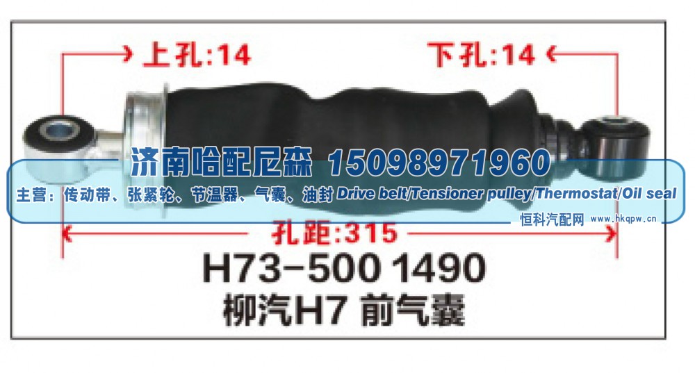 H73-500 1490 柳汽H7前气囊