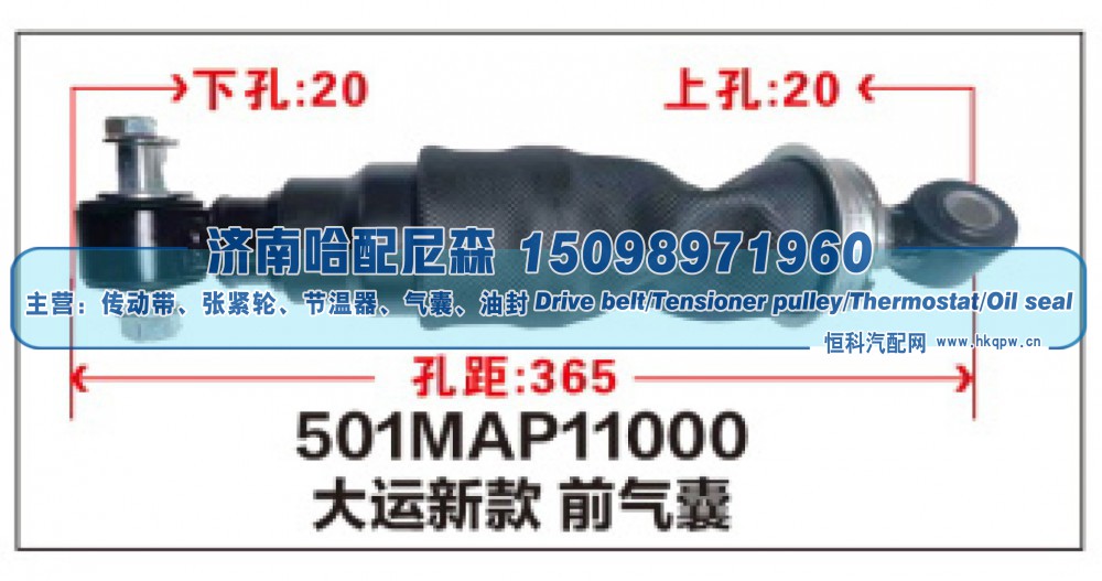 501MAP11000大运新款前气囊