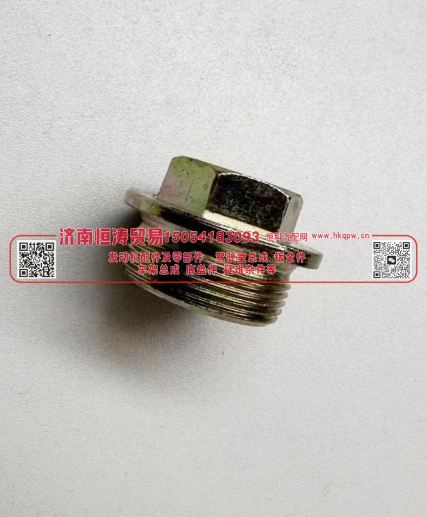 190003962051	发动机 六角头圆柱螺塞	济南恒涛贸易有限公司