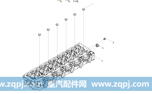 610800040211 潍柴P7发动机气缸盖分总成,610800040211 潍柴P7发动机气缸盖分总成,济南宏恒旺汽车配件商行