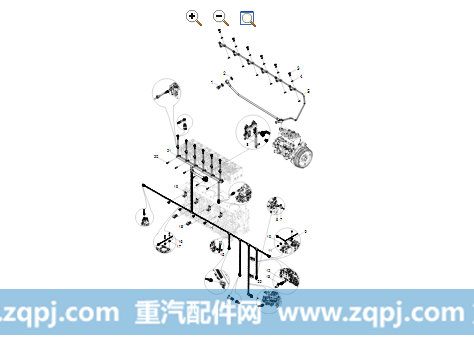 1000103148潍柴P13发动机线束,1000103148潍柴P13发动机线束,济南宏恒旺汽车配件商行