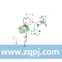 1001613598潍柴天然气发动机增压器水管,1001613598潍柴天然气发动机增压器水管,济南宏恒旺汽车配件商行