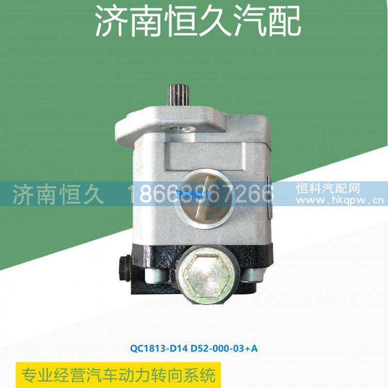 QC18/13-D14 D52-000-03+A,上柴6114齿轮泵,济南恒久汽车配件有限公司