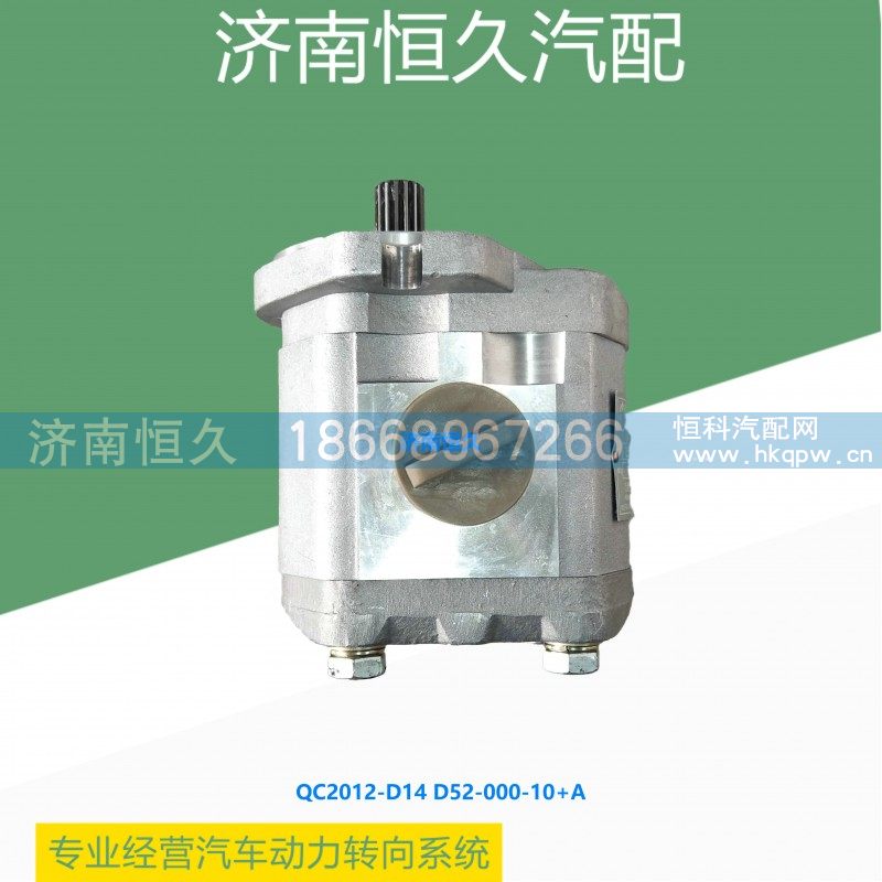 QC20/12-D14 D52-000-10+A,上柴6114齿轮泵,济南恒久汽车配件有限公司