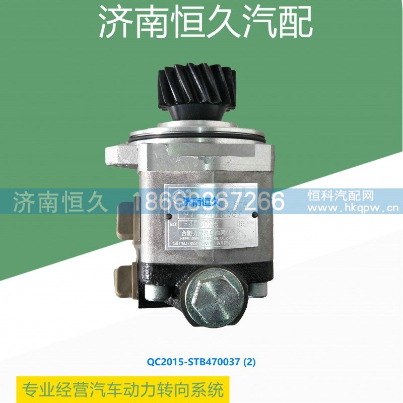 QC20/15-STB470037,潍柴WD615齿轮泵,济南恒久汽车配件有限公司