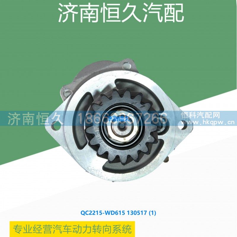 QC22/15-WD615 130517,潍柴WD615齿轮泵,济南恒久汽车配件有限公司