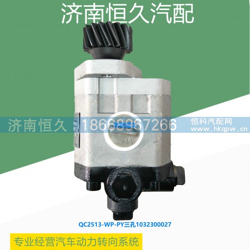 QC25/13-WP-PY三孔1032300027,潍柴WP10齿轮泵,济南恒久汽车配件有限公司