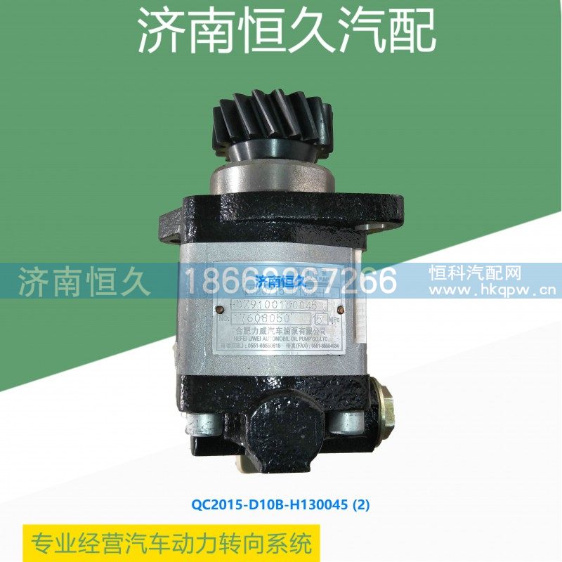 QC20/15-D10B-H130045,转向齿轮泵,济南恒久汽车配件有限公司