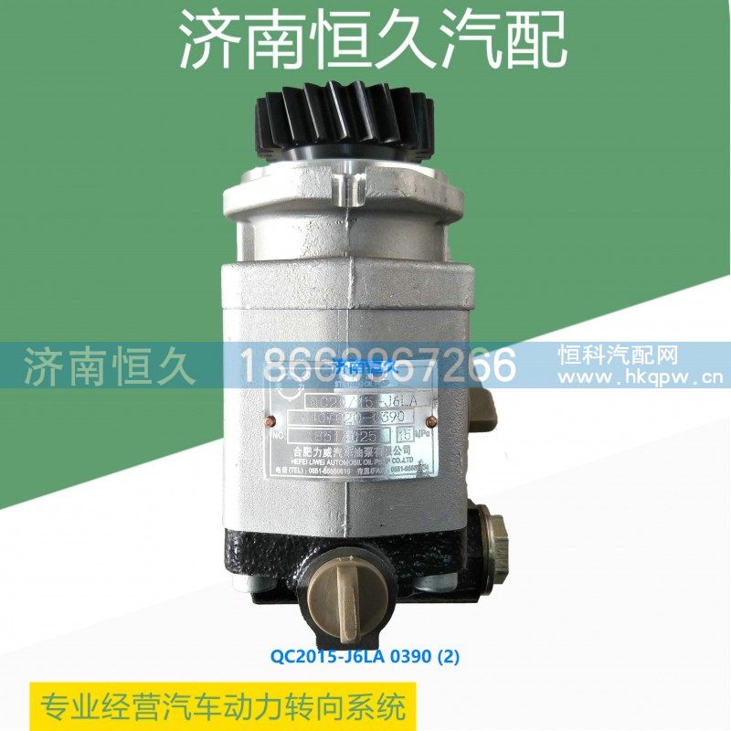 QC20/15-J6LA 390,转向齿轮泵,济南恒久汽车配件有限公司