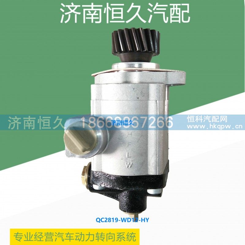 QC28/19-WD12-HY,转向齿轮泵,济南恒久汽车配件有限公司