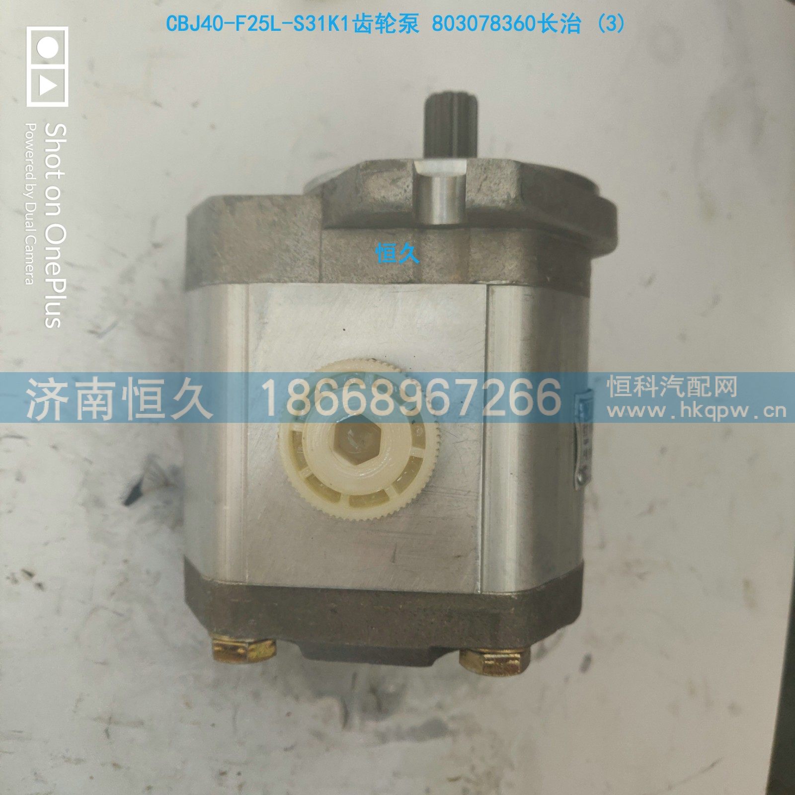 CBJ40-F25L-S31K1,长治齿轮泵,济南恒久汽车配件有限公司