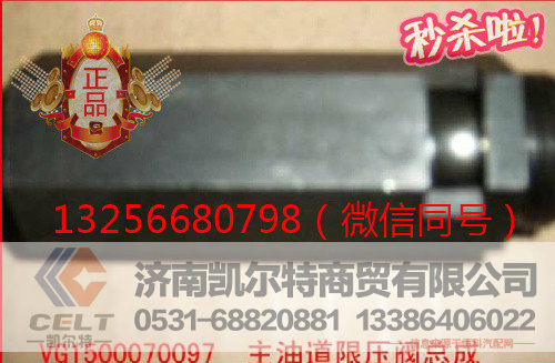 供VG1500070097重汽发动机主油道限压阀-济南凯尔特