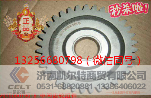 VG1500019018,重汽豪沃发动机中间齿轮带衬套组件,济南凯尔特商贸有限公司
