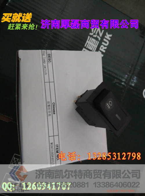 WG9719584013后雾灯开关,后雾灯开关,济南凯尔特商贸有限公司