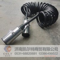 出口螺旋七星电缆铝头 豪沃336陕汽重卡