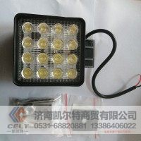 挖机大臂灯LED48W含防滑减震橡胶垫汽车配件