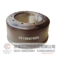 厂家直销 Brake Drum 0310967820 刹车鼓制动鼓 重汽豪沃斯太尔汕德卡豪瀚前制动鼓后制动鼓