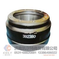 外贸出口重卡配件 Brake Drum 392390 重汽豪沃斯太尔汕德卡豪瀚前制动鼓后制动鼓