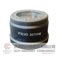 厂家直供 Brake Drum 3171748 重卡配件 外贸出口 重汽豪沃斯太尔汕德卡豪瀚前制动鼓后制动鼓