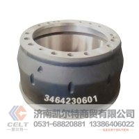 外贸出口重卡 Brake Drum 3464230601 刹车鼓 重汽豪沃斯太尔汕德卡豪瀚前制动鼓后制动鼓