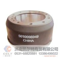 仓库现货 外贸出口 Brake Drum 5010098949 刹车鼓重汽豪沃斯太尔汕德卡豪瀚前制动鼓后制动鼓