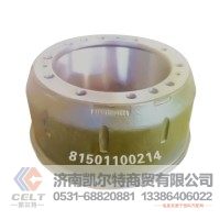 厂价供应 外贸单 Brake Drum 81501100214 重汽豪沃斯太尔汕德卡豪瀚前制动鼓后制动鼓