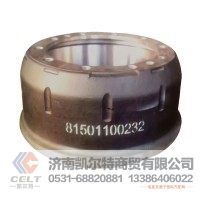 外贸批发 Brake Drum 81501100232 外贸单 重汽豪沃斯太尔汕德卡豪瀚前制动鼓后制动鼓