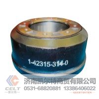 仓库现货 批发出口 Brake Drum 1-42315-314-0 刹车鼓 重汽豪沃斯太尔汕德卡豪瀚前制动鼓后制动鼓