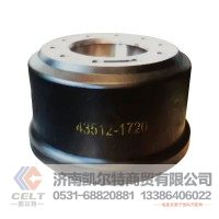 厂价供应 外贸单 Brake Drum 43512-1720  重汽豪沃斯太尔汕德卡豪瀚前制动鼓后制动鼓