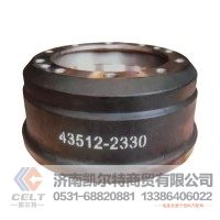 厂家直销 Brake Drum 43512-2330 零部件 重汽豪沃斯太尔汕德卡豪瀚前制动鼓后制动鼓
