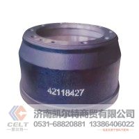 重卡配件 厂家直供 外贸 Brake Drum 42118427 外贸单 重汽豪沃斯太尔汕德卡豪瀚前制动鼓后制动鼓