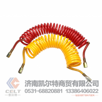 半挂车连接气管螺旋气管防爆管回弹性好耐寒耐高温PA11尼龙管