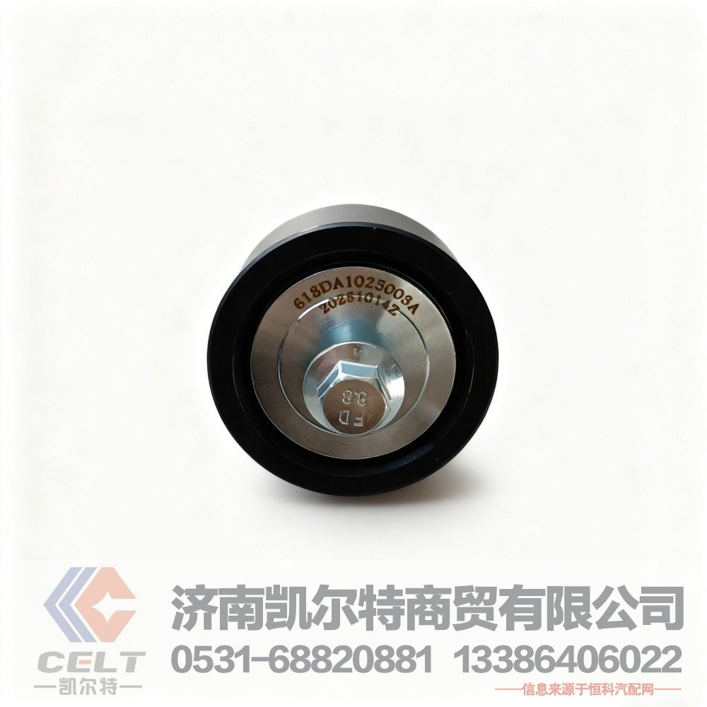 华菱汉马平惰轮618DA1025003A 电控发动机惰轮 张紧轮导带轮 涨紧轮