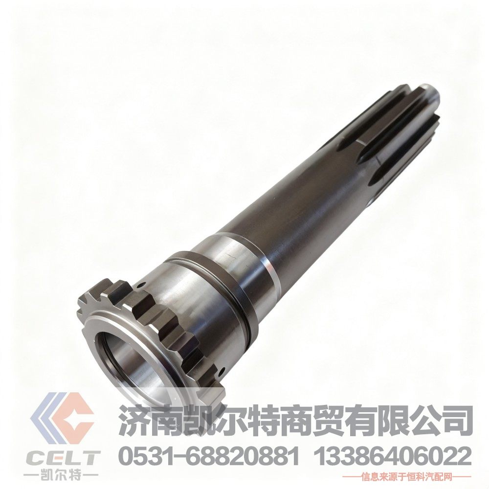 陕汽德龙重汽豪沃自卸车配件 法士特变速箱第一轴12JS160T-1701030-3