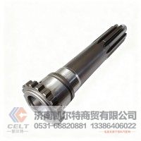 陕汽德龙重汽豪沃自卸车配件 法士特变速箱第一轴12JS160T-1701030-3