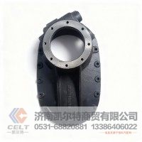 外贸供应 重汽豪沃HOWO中桥传动系统过桥箱盖SV990143201124 底盘悬挂配件