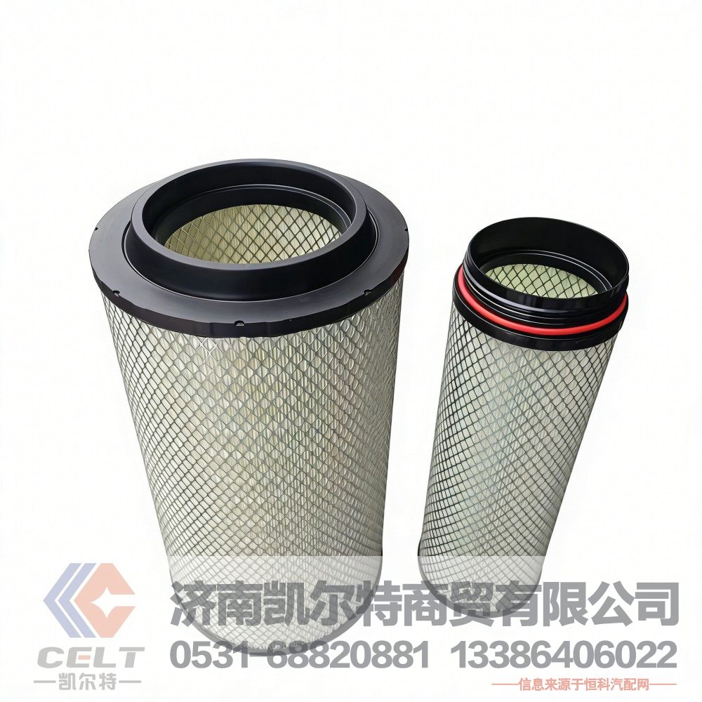 重汽豪沃汕德卡配件 潍柴WP12发动机空气滤清器滤芯WG9525195201空滤