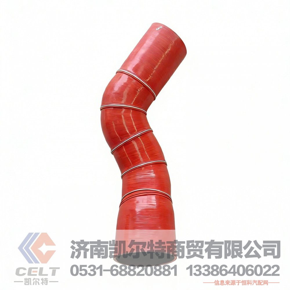 重汽豪沃TH7 T5G T7发动机配件批发 中冷器出气胶管712W96301-0009/712W96301-0009