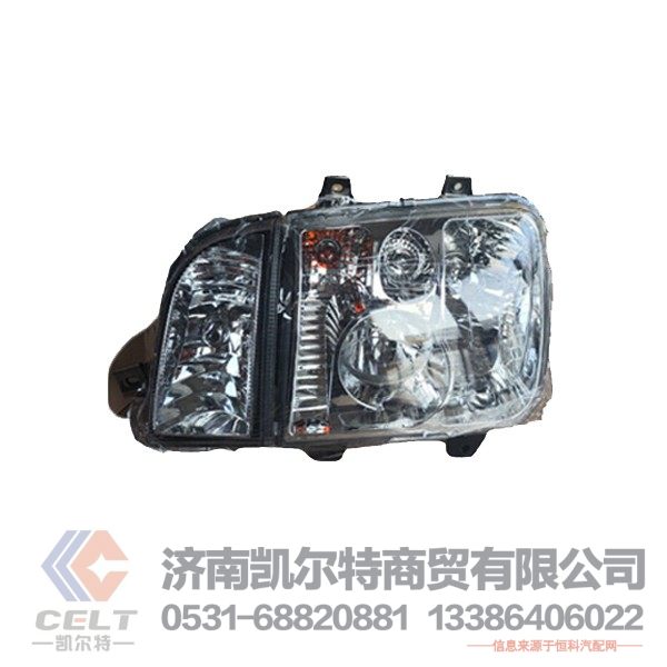 一汽青岛解放新大威驾驶室右大灯总成3711020-Q491Y组合前大灯总成右