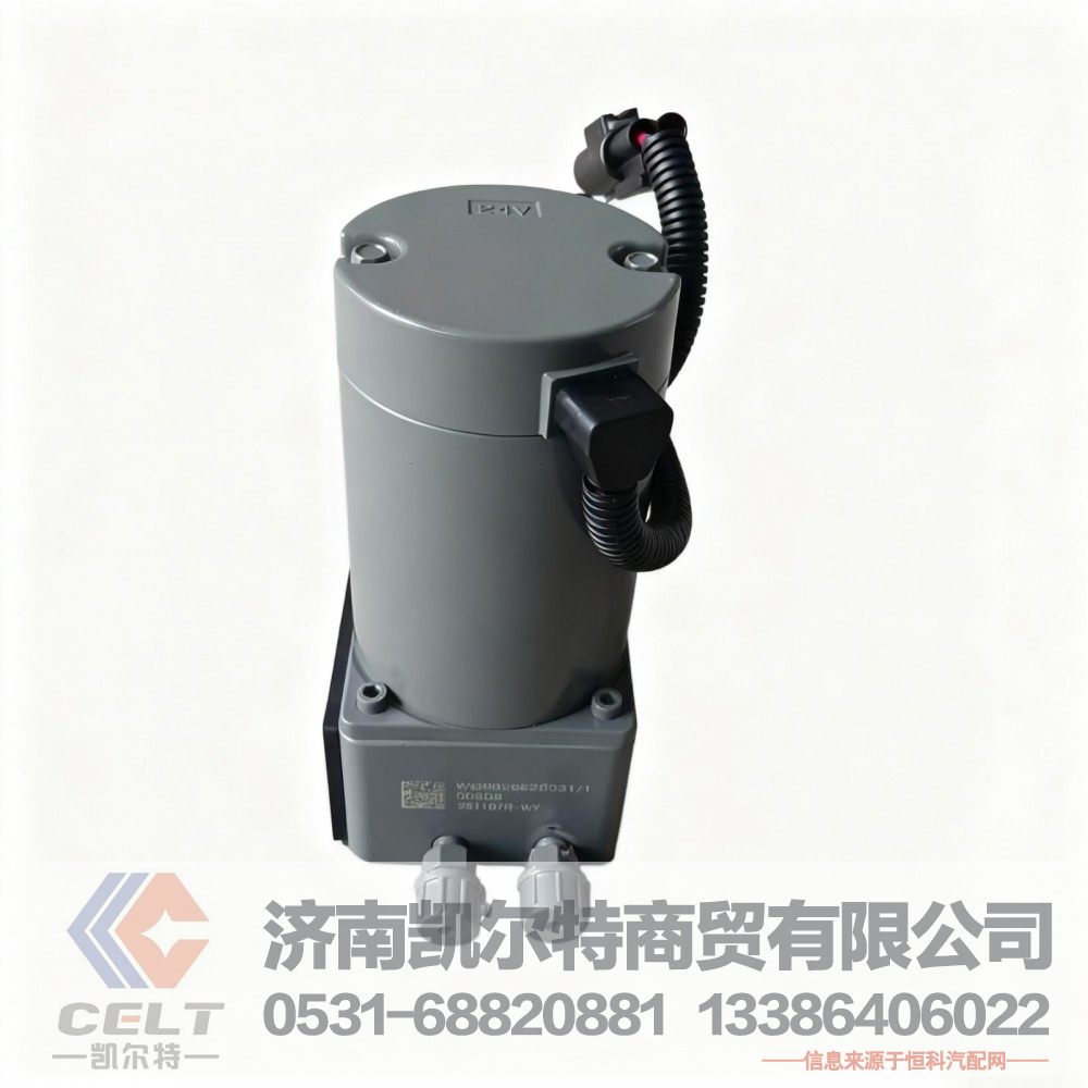 重汽豪沃A7駕駛室電動(dòng)舉升油泵舉升電機(jī)(安裝孔在中間)WG9925820031