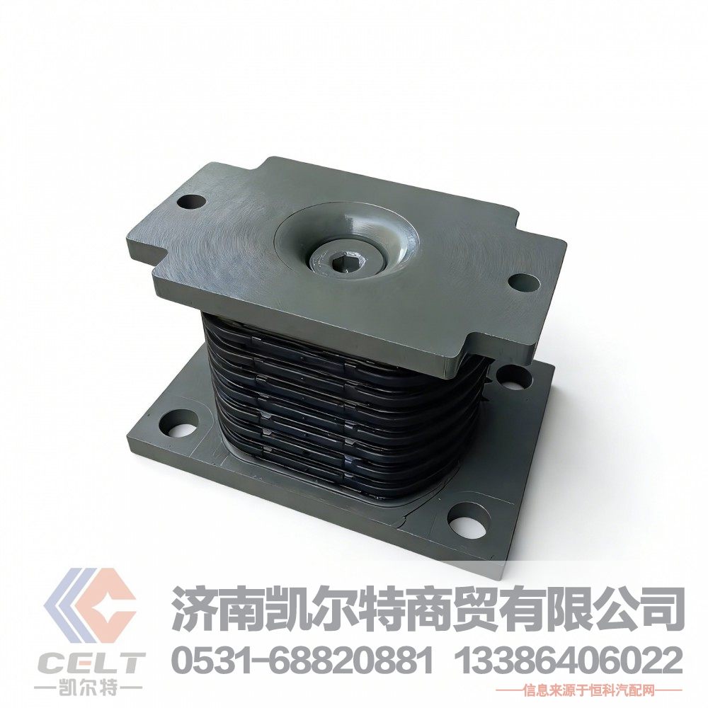 豪沃HOWO自卸車底盤懸掛減震配件 AZ9725520273橡膠支座膠墩