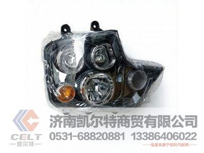 WG9925721001,前照灯总成(左),济南凯尔特商贸有限公司