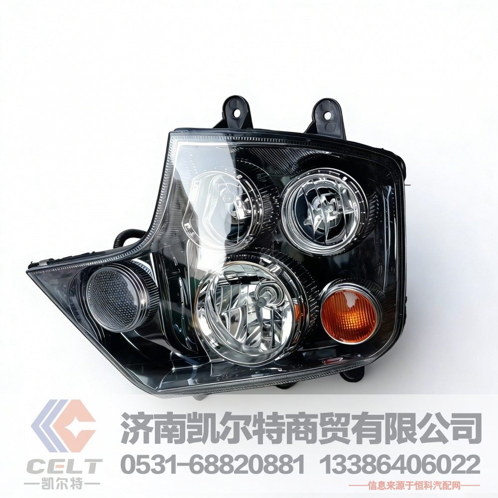 重汽豪沃T5G T7H汕德卡驾驶室前大灯总成WG9925721002前照灯组合灯