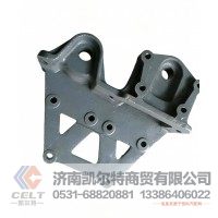 重汽豪沃汕德卡底盘配件 712W41310-0021前簧后支架左 连体支架 T7无轴