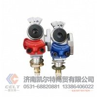 厂家供应陕汽重汽配件 工程机械配件 挂车阀带接头握手阀控制阀