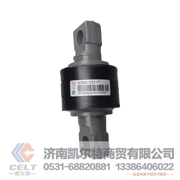 厂家供应陕汽重汽配件 推力杆胶芯85*57豪沃扭力胶芯AZ9631521177
