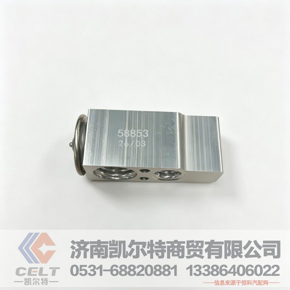 厂家供应陕汽重汽配件 豪沃A7空调膨胀阀58853 蒸发器箱滤芯离合器膨胀阀