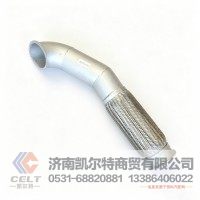重汽豪沃金王子新斯太尔波纹管伸缩管 挠性软管总成WG9625541011